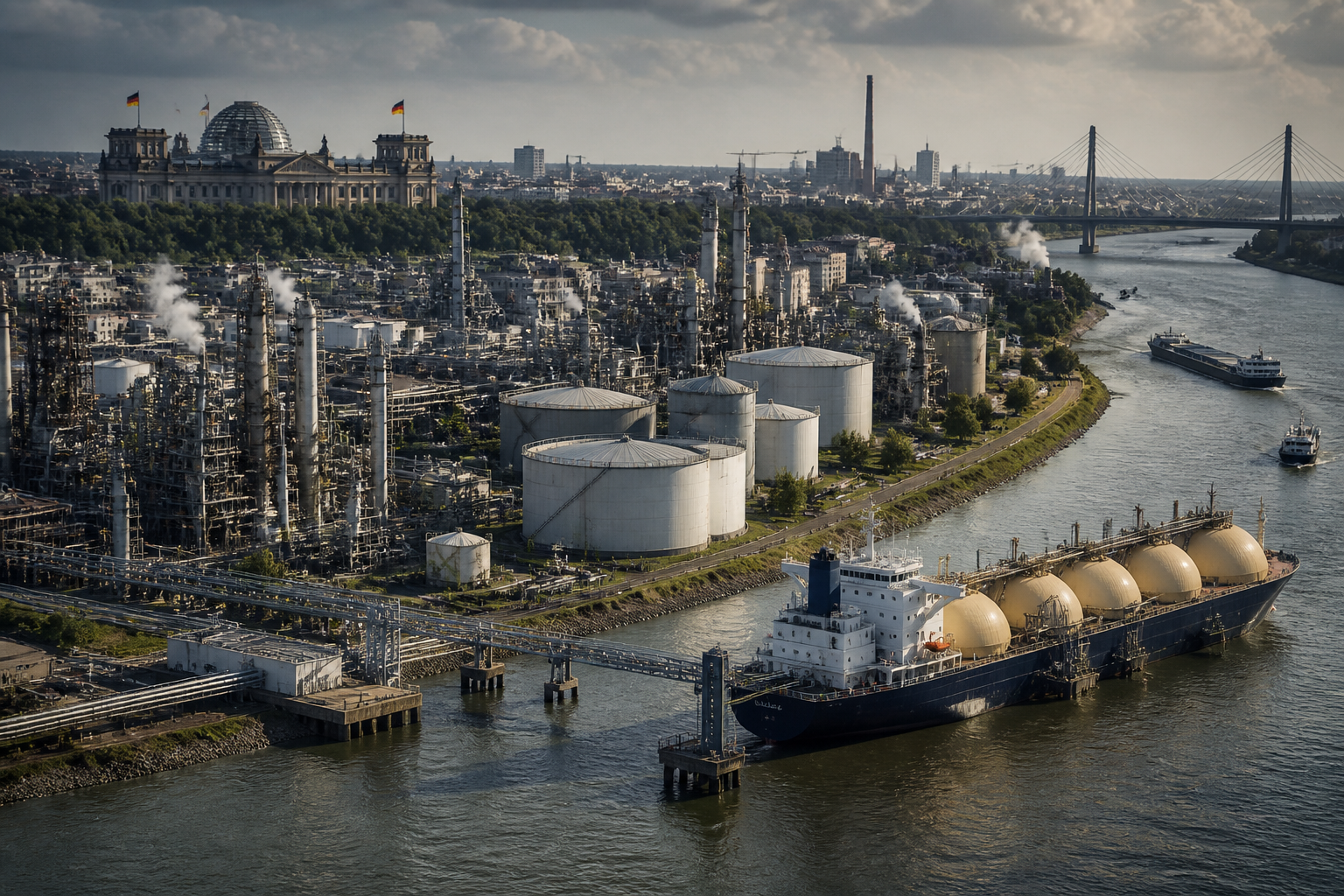 The De-Industrialisation of the Rhine: Europe’s New Energy Reality