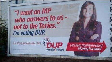 This DUP election campaign billboard is going viral