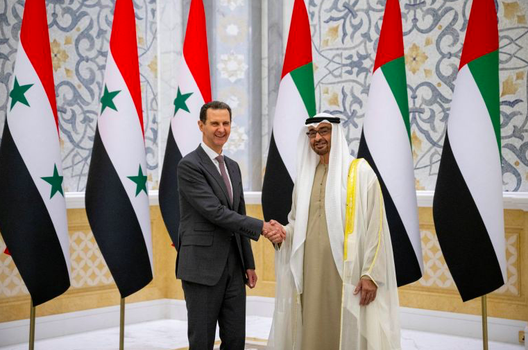 Why are Arab states re-establishing ties with Syria?