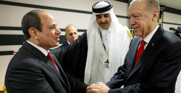 Why have Egypt and Turkey restored diplomatic ties?